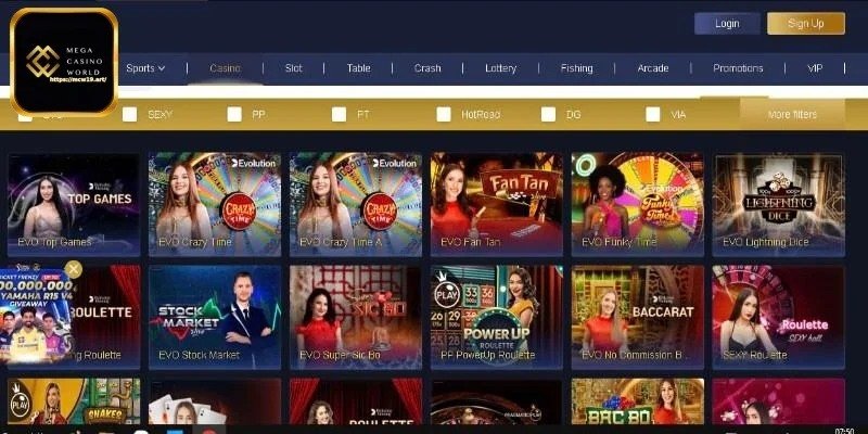প্রতিষ্ঠিত ক্যাসিনো গেম বিভাগ